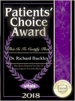 Dr Richard E Buckley, MD Vitals Patients’ Choice Award 2018