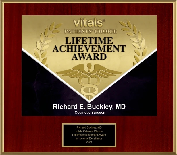 Dr Richard E Buckley, MD Vitals Patients Choice Lifetime Achievement Award 2022