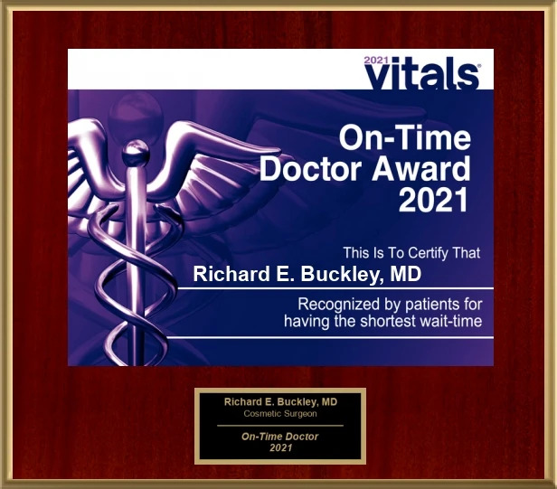 Dr Richard E Buckley, MD Vitals On-Time Doctor Award 2021